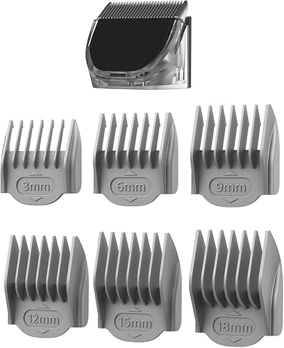 Ozumek Electric Clipper Replacement Blade Head with Six Adjustable Combs for Pet