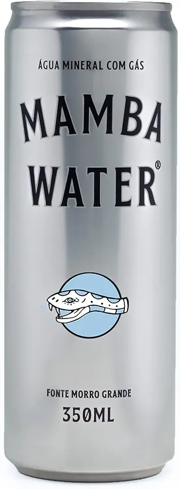 AGUA MINERAL MAMBA C/GAS LATA 6 X 350 ML