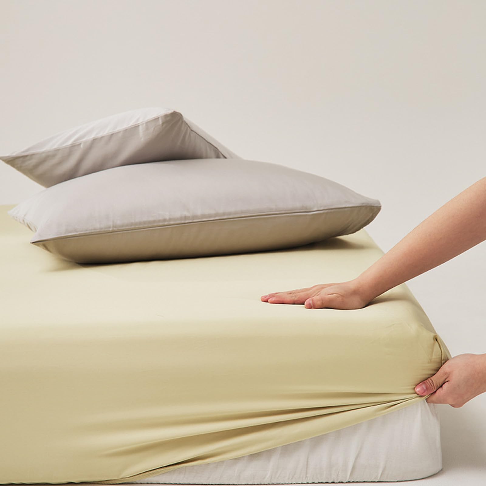 Housse matelas 200x220 drap housse coton extensible grand lit epais