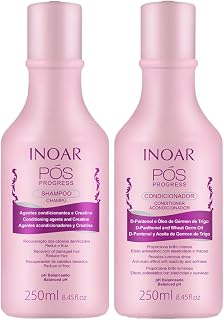 Kit Duo Shampoo e Condicionador Pós Progress, Inoar, 250 Ml