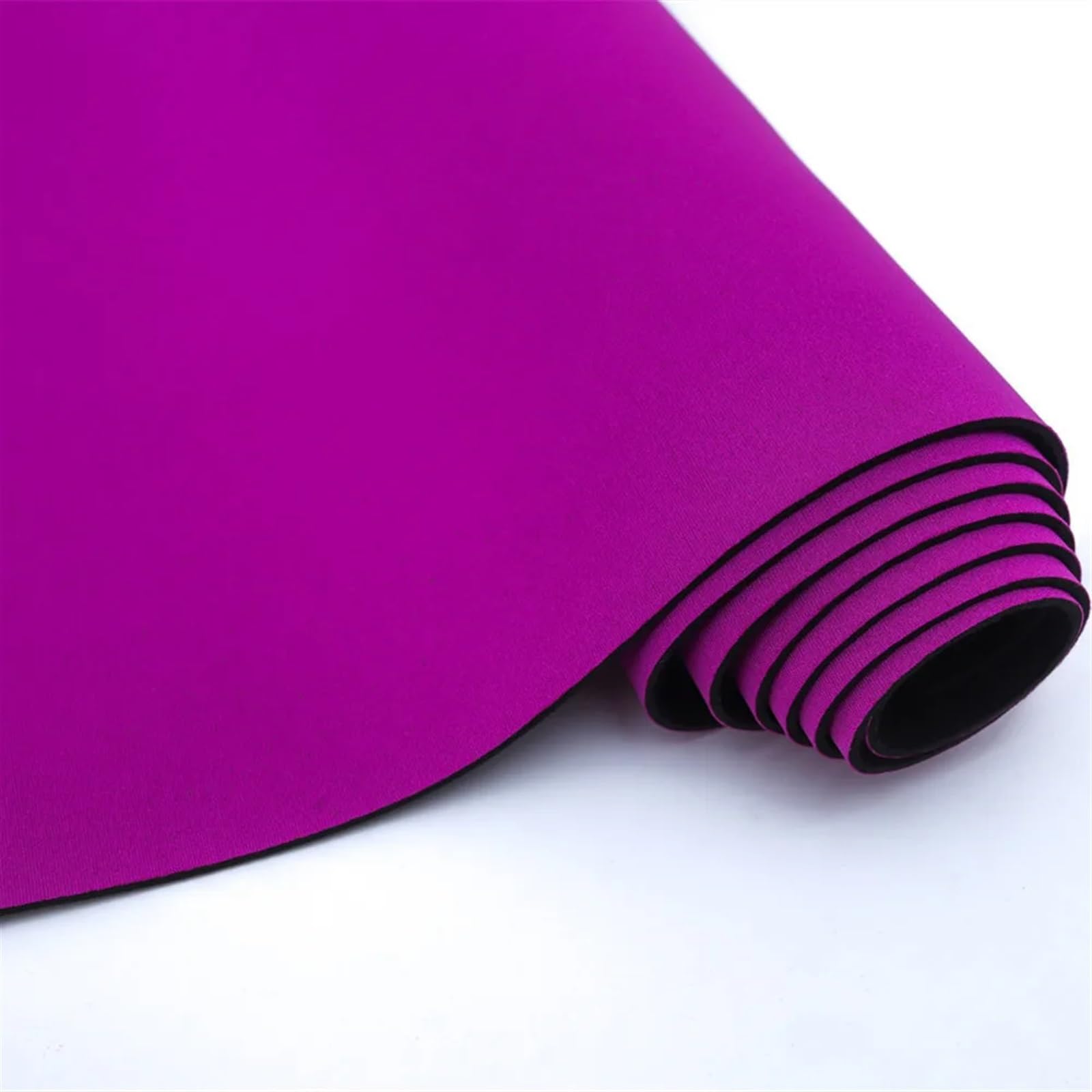 Neopren-Stoff zum Nähen, Neopren-Gummiplatte, Neopren-Nähstoff, violett, 2 mm, Stretch-Stoff, Anderer Stoff, schlicht gestrickt, Stretch-Polyester(45cm x 100cm)