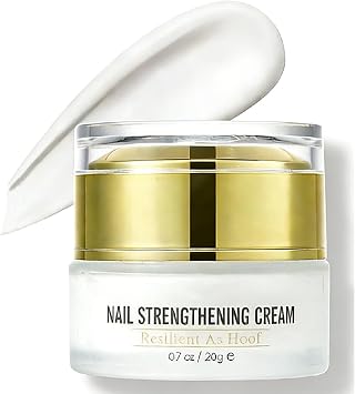 Nail Strengthening Cream - Nail Strengthener for Weak & Damaged Nails - Nail Growth and Conditioning Cuticle Cream Stops Splits, Chips, Cracks & Strengthens Nails, Essential Nail Care