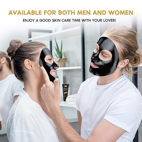 Miniatura 9 de Kit de máscara removedora de puntos negros máscara facial de carbón con cepillo facial y extractores de espinillas máscara facial de limpieza