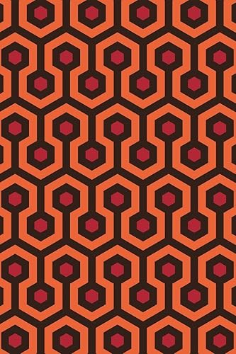 Overlook Hotel - Alfombra retro con patrón hexagonal de película de terror, espeluznante y aterradora, decoración de Halloween, póster de pared