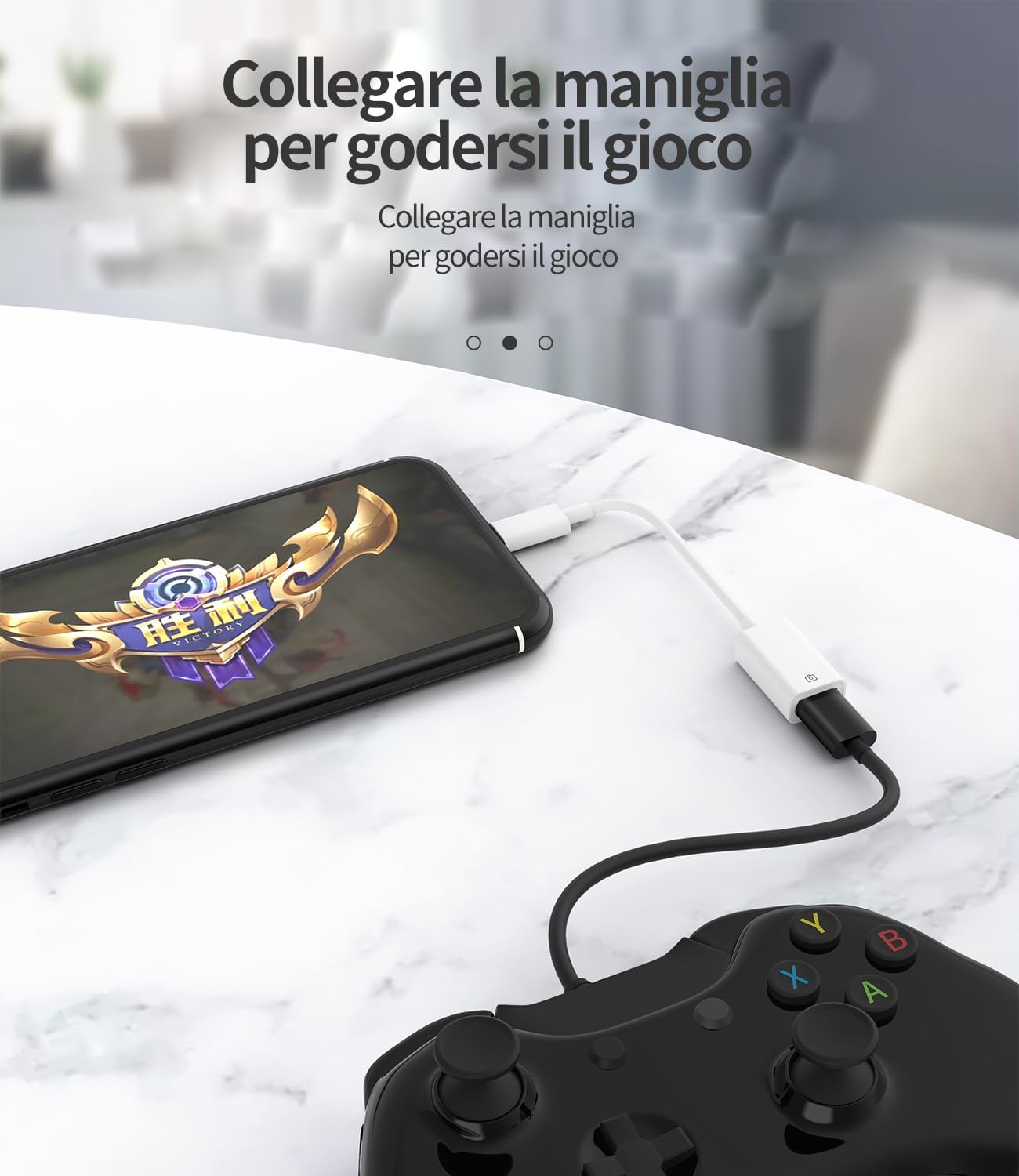 Adattatore da Lightning a USB Cavo OTG per Apple iPhone 14 13 12 11 Pro Max 7 8 Plus X SE XS XR Per iPad Air Chiavetta Scaricare Foto Mouse Lettore Schede Accessori Card Reader Jack Sdoppiatore