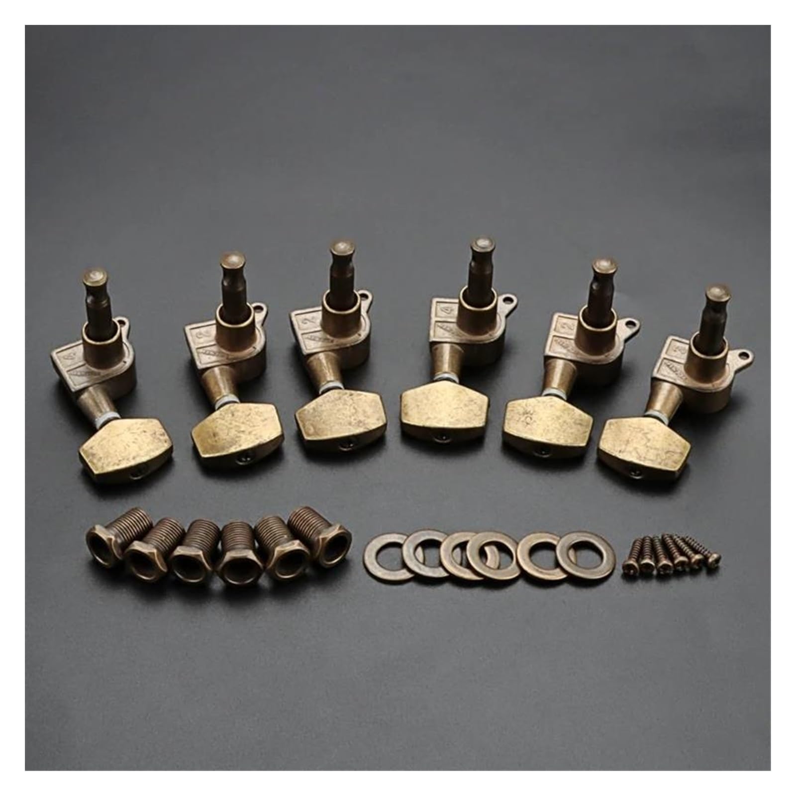 Pioli per chitarra classica Meccaniche placcate in bronzo Chiavi di accordatura Accordatori Testa Dell'accordatore Per Chitarra