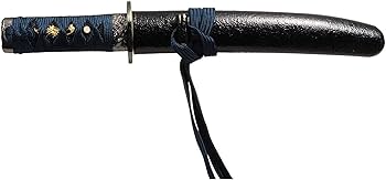 Amazon.co.jp: 日本刀 紺糸拵短刀 模造刀 居合刀 懐剣シリーズ