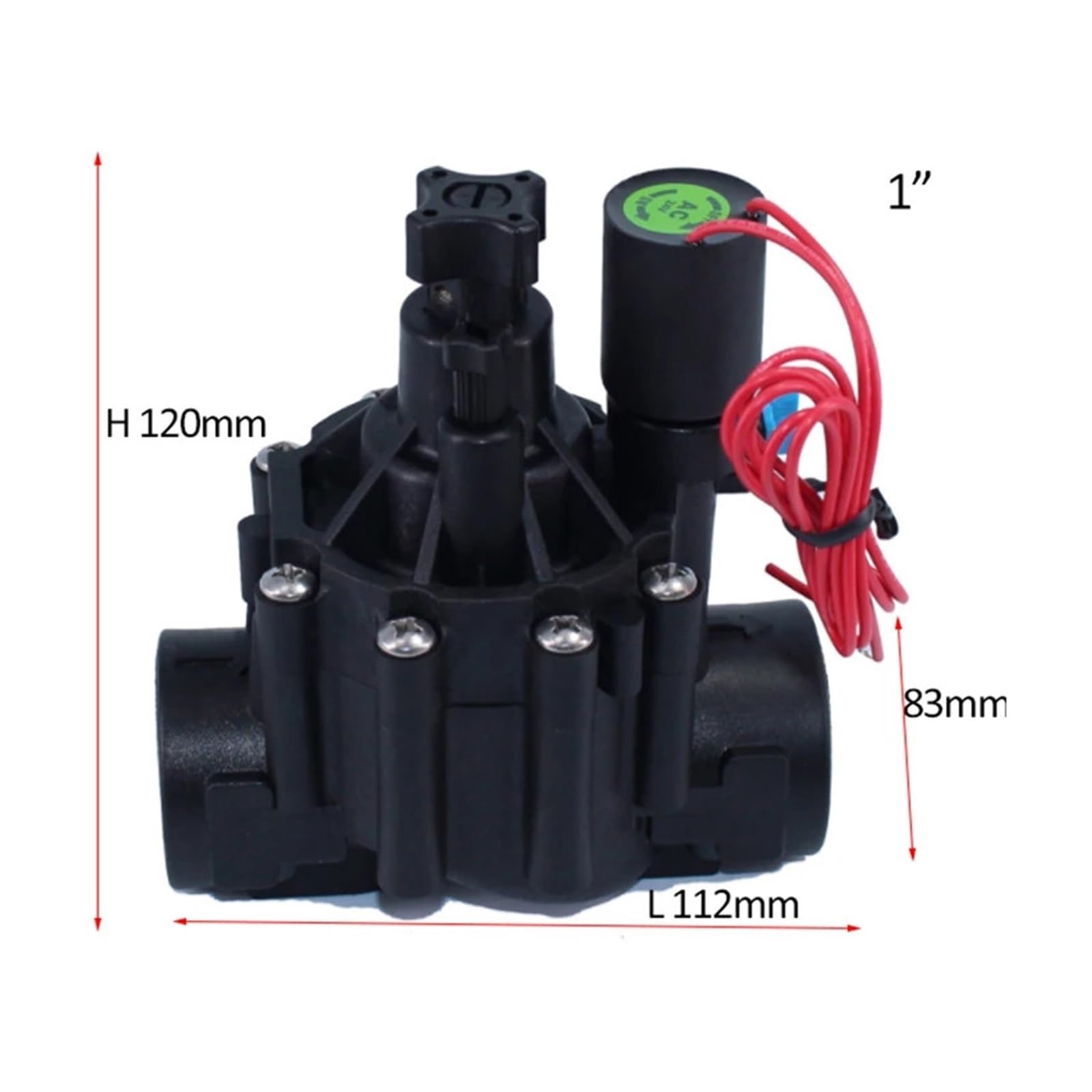Agua de 3/4" 1" Pulgadas con regulación de Flujo for riego 220VAC 24VDC 24VAC DC Enganche for Agricultura(B/S/P-220vac)