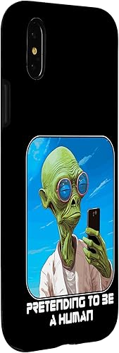 Miniatura 6 de iPhone 13 Pro Alien Pretending To Be A Human Halloween Women, Men, Kids Case