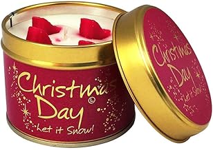 Lily-Flame Christmas Day Candle Tin