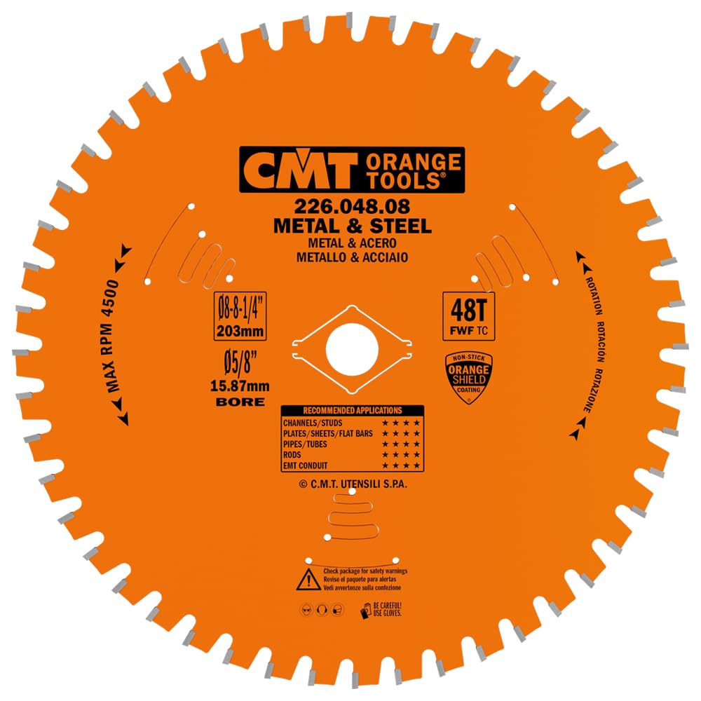 CMT ORANGE TOOLS 226.048.08 Sierra circular de corte seco para metales