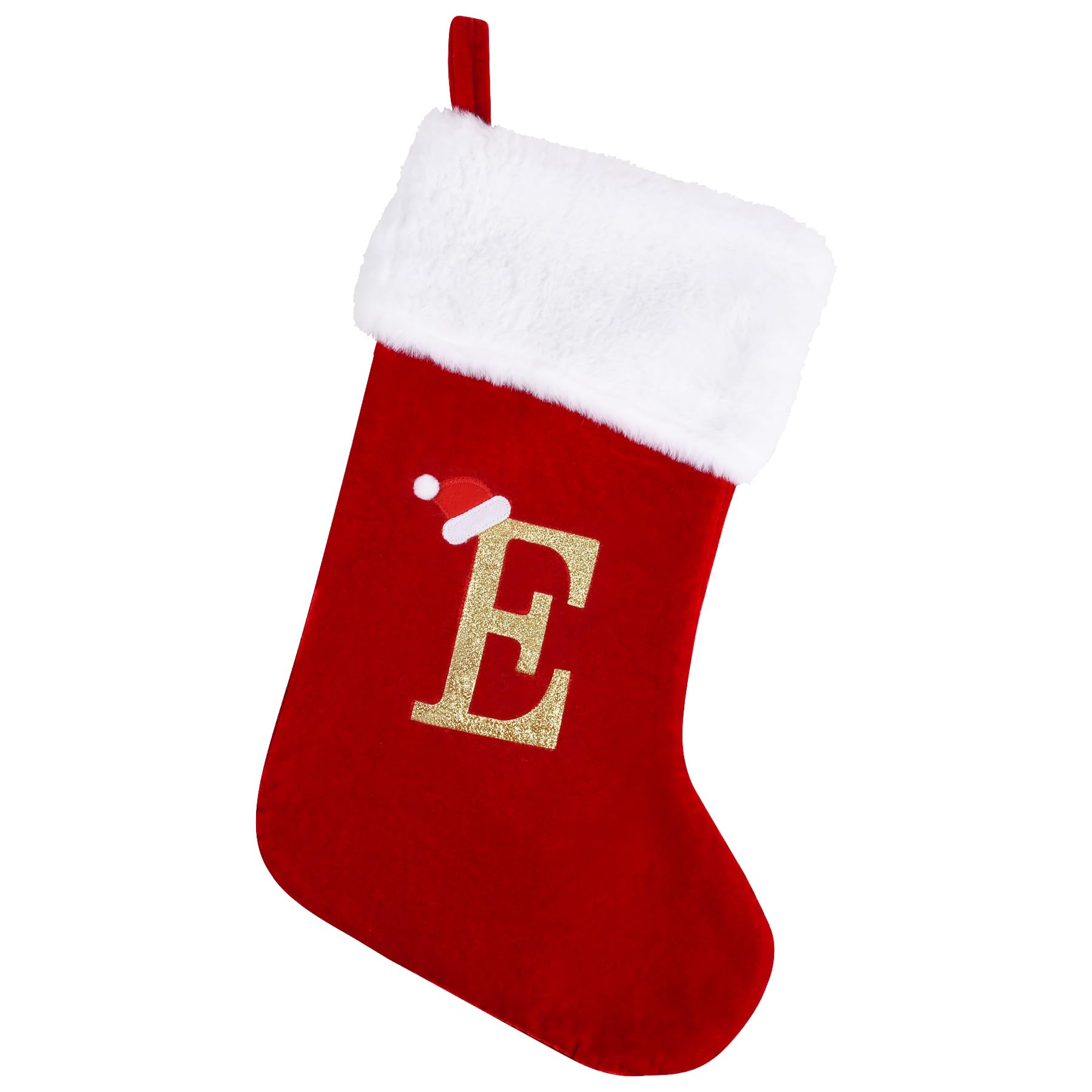 Bas de Noël Sailup de 50 cm en velours pour éviter les mélanges de cadeaux