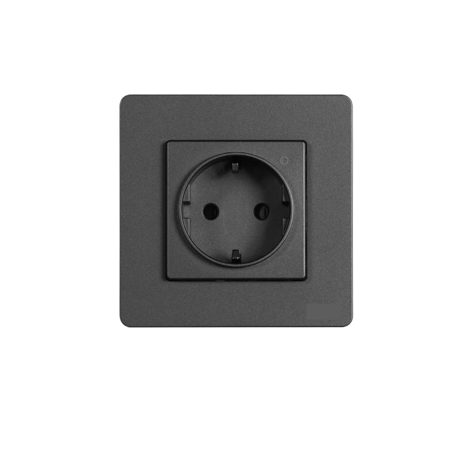 Variateur LED pour prise murale grise EU avec indicateur d'énergie intégré