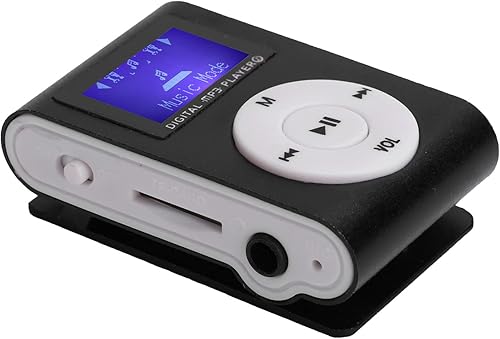 Miniatura 4 de Mini reproductor de música MP3 portátil Clip de pantalla Reproductor de MP3 deportivo con ranura de expansión de 32 GB Material de aleación de