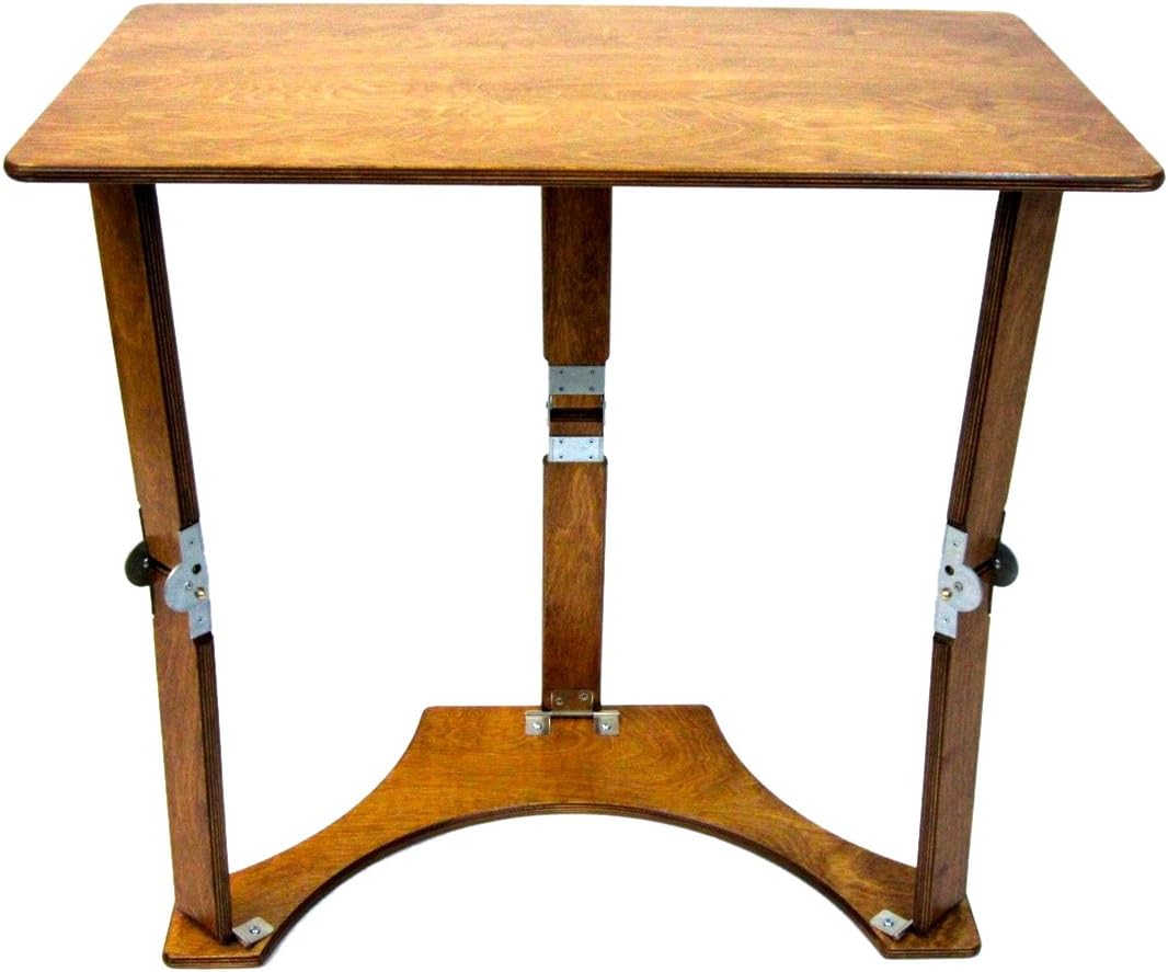 Spiderlegs Folding Laptop Desk Tray Table, 27-Inch, Warm Oak