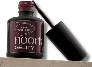 Dark Wine Red Gel Polish, Natural Odorless Gel Nail Polish with Organic Pigments, Soak Off UV Gel Nail Polish Colors