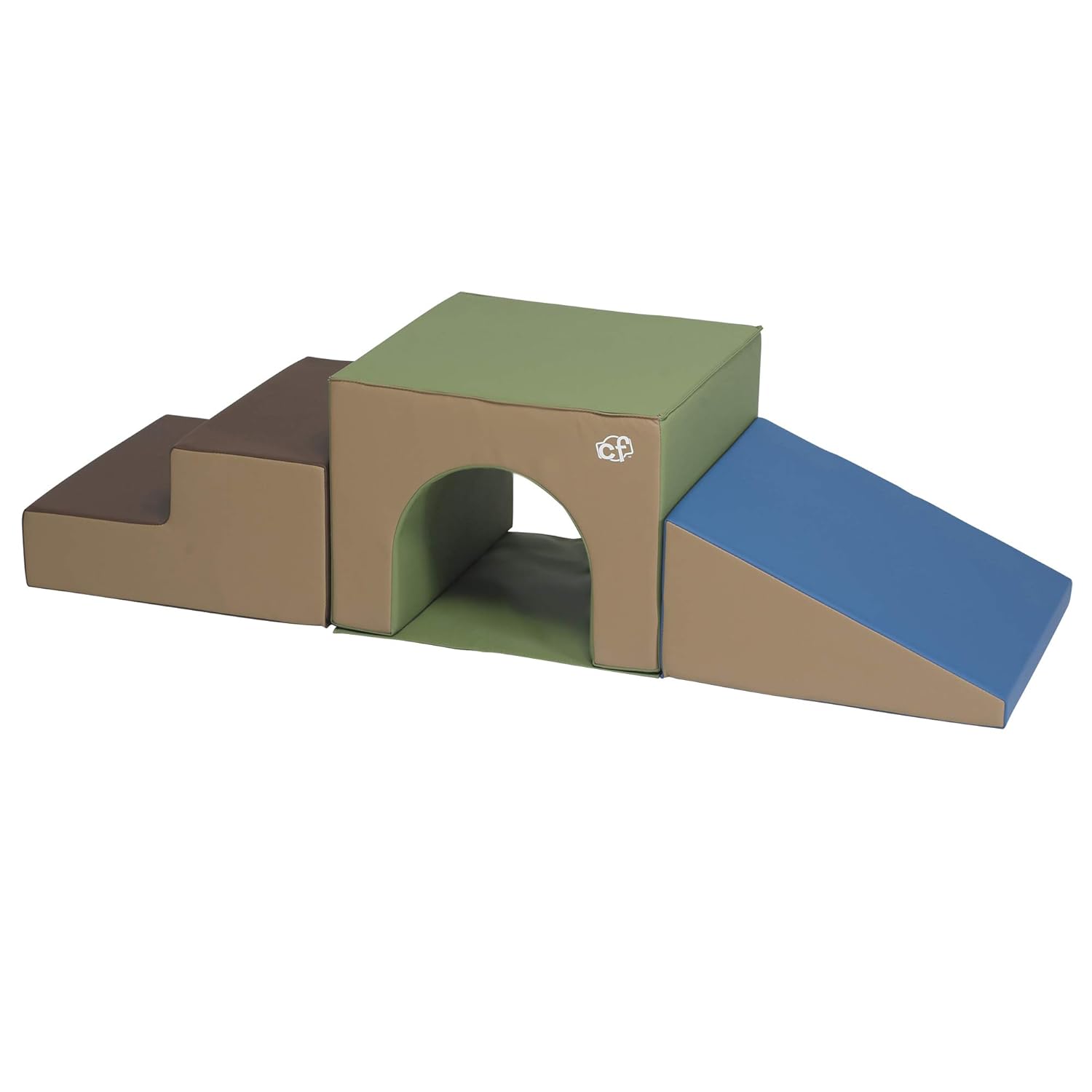 Children's Factory - CF805-172 3 Piece Over and Under Tunnel Climber, Indoor Toddler and Baby Climbing Toy, Soft Play Climber, Toddler Tunnel