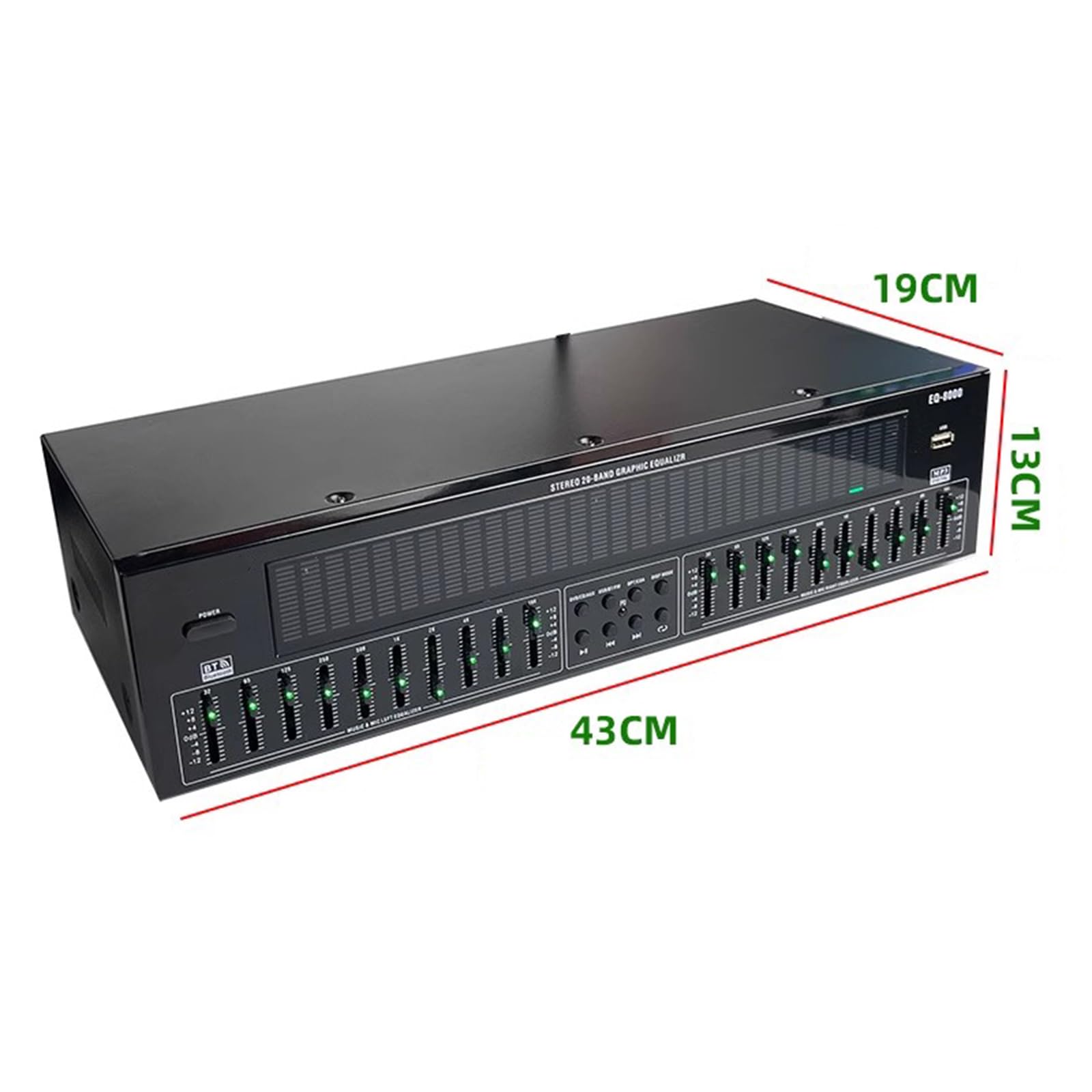 31-Band Digital Equalizer,Digital Audio Stereo Graphic EQ