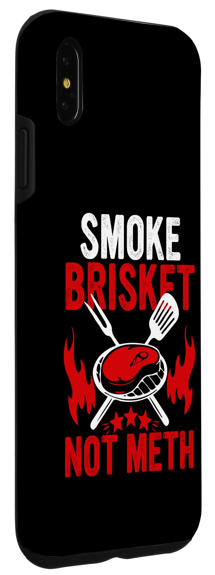 iPhone XS Max Smoke Brisket Funny BBQ Lovers Grill Steak Smoker Dad Papa Case - Image 3