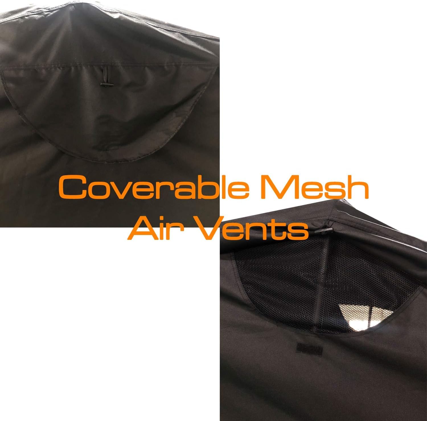 Motorcycle Garage Shelter Waterproof & UV Resistant 600D Oxford Bike Cover with Steel Frame | Lockable, Durable Outdoor Protection for Motorcycles & Scooters (XL) — view 7