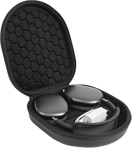 Miniatura 8 de MOSISO Funda para auriculares compatible con AirPods Max, compatible con el modo de suspensión, portátil, impermeable, a prueba de golpes, funda