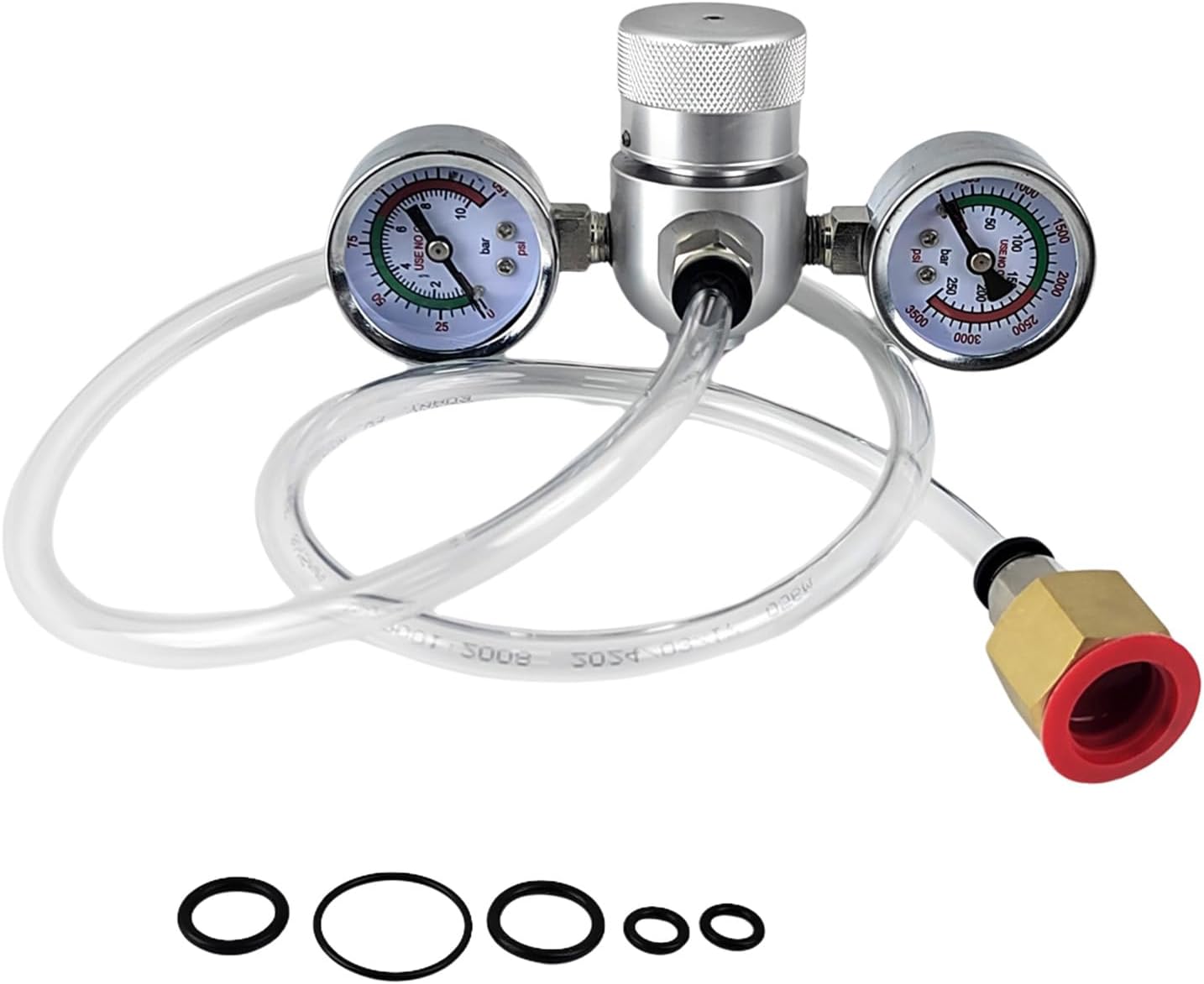 Whipped Cream Charger Pressure Regulator Valve, for 0.95L/580G Tank, for Pressure Regulator Tank & Hose Line on Dispenser