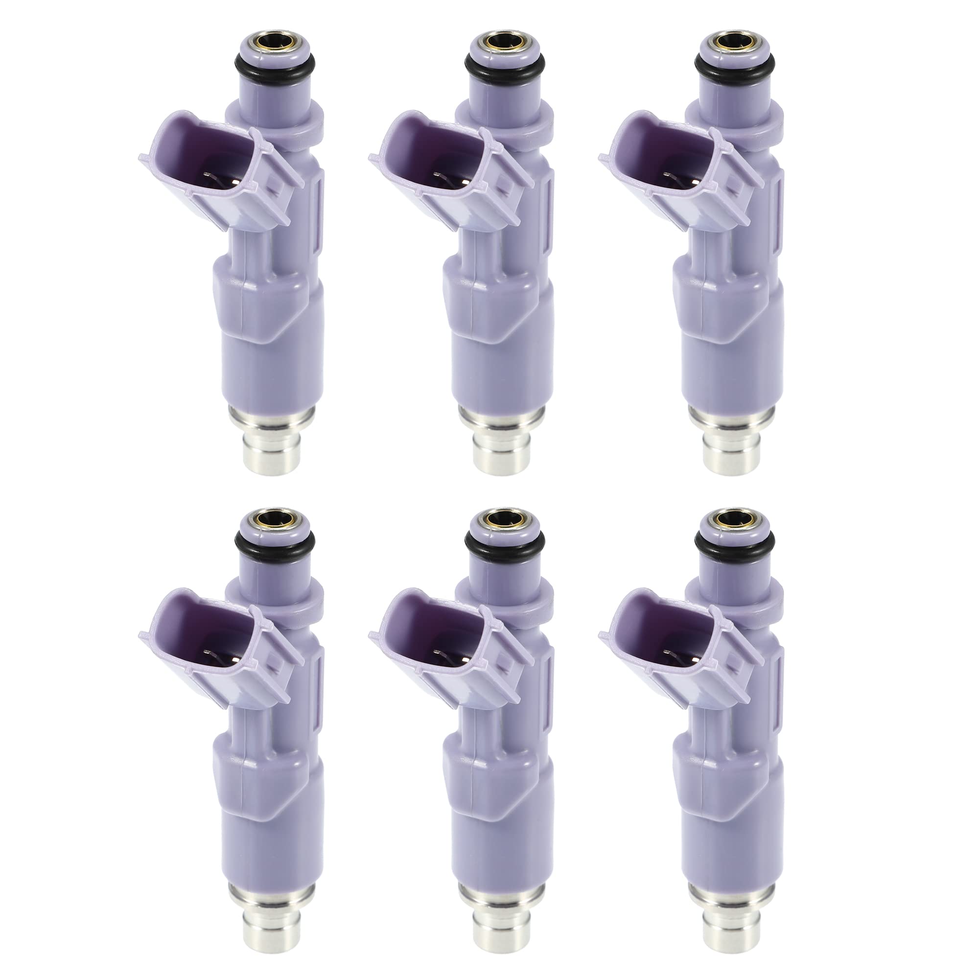 A ABSOPRO Inyector Boquilla Combustible Para Lexus Is200 99-05 6 Piezas | Metal, Plástico, 7.4X3.4X1.9Cm, 12V, Oe:23250-70120,23209-70120, Para Lexus Es300 99-05, Gx470 05-09, Lx470 07