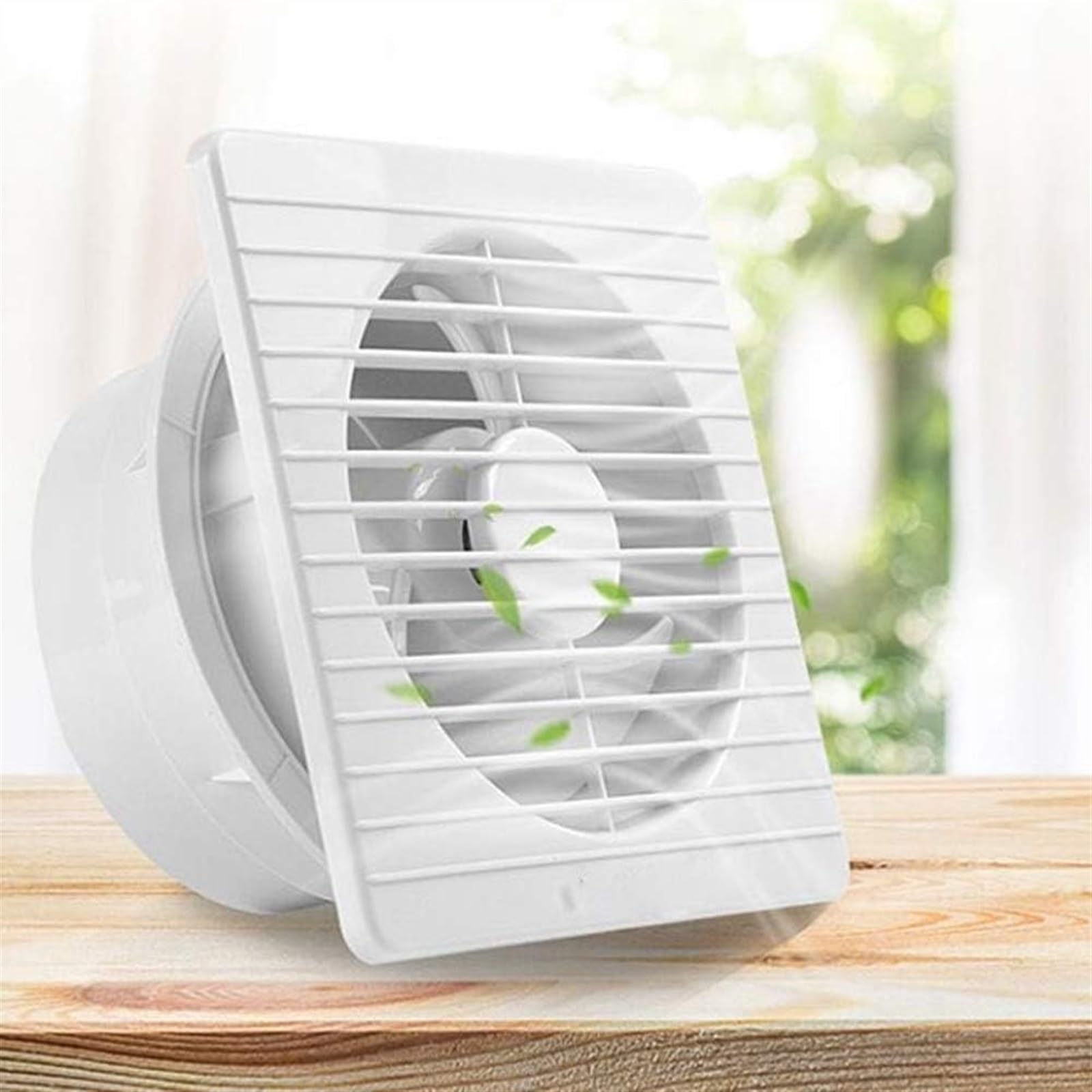 NAKEAH Extractor de Aire de 6 Pulgadas, Extractor de Aire de bajo Ruido montado en la Pared for el hogar, baño, Cocina, Extractor de ventilación de 10W