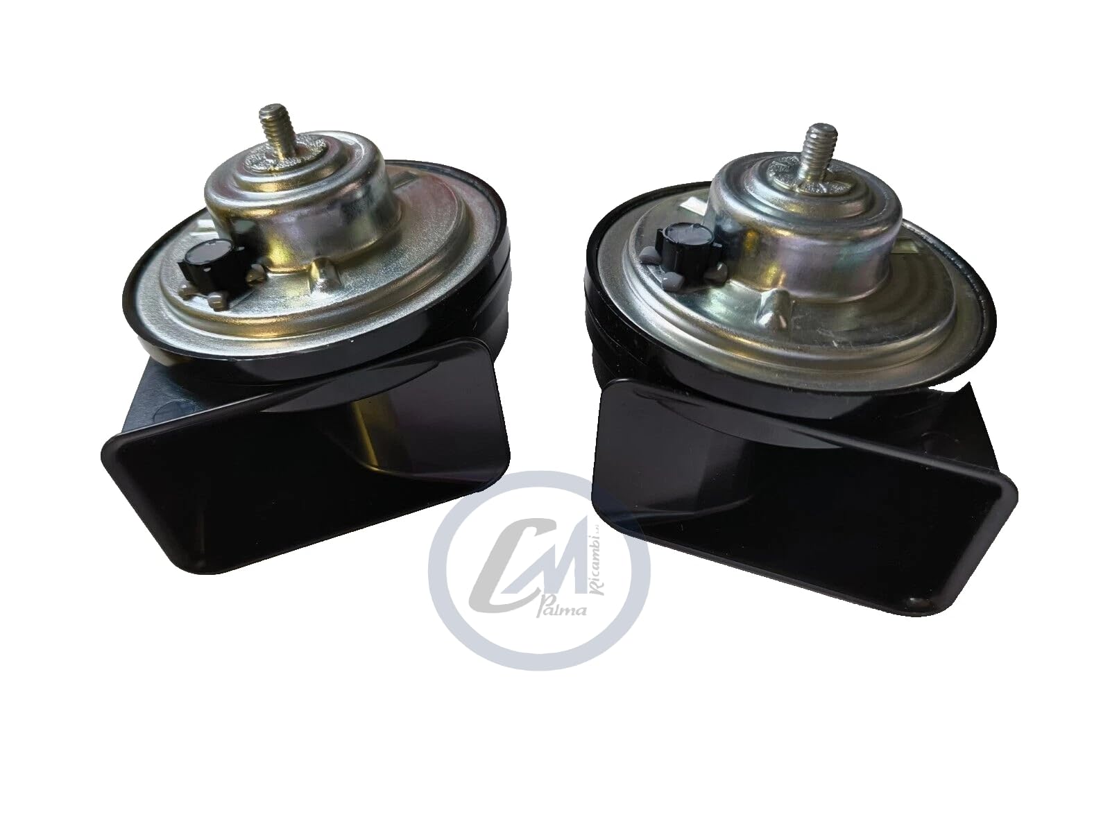COPPIA TROMBE CLACSON FIAMM AM80SX 12V AUTO + RELE' + STAFFE TONI ALTI + BASSI 932822Z