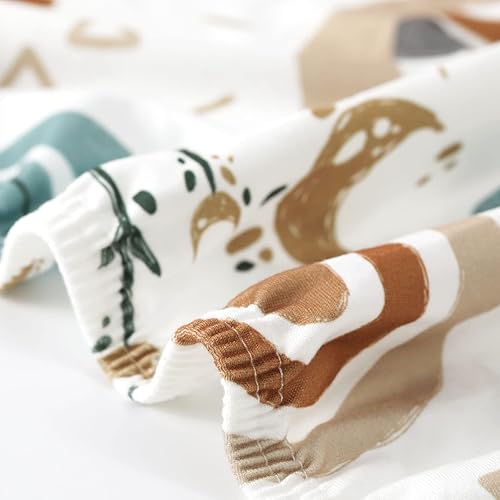 Vista 238 de GRSSDER Juego de 2 sábanas elásticas ultra suaves para moisés, ajuste universal para moisés, cesta de moisés, colchón rectangular ovalado, seguro