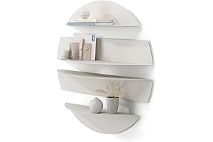 Solis Decorative Floating Wall Shelf in Stone