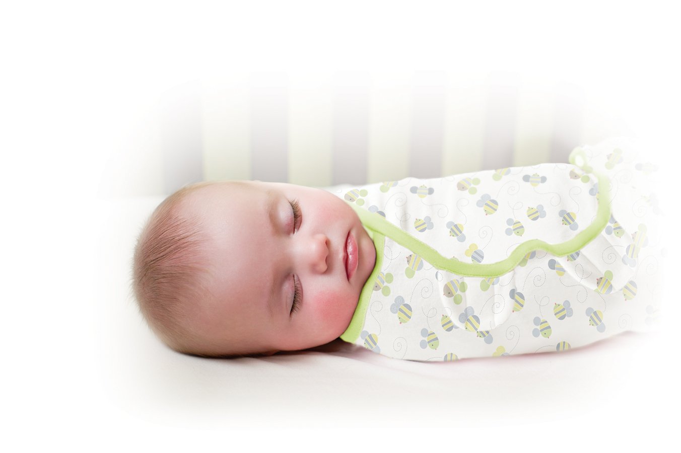Summer Infant SwaddleMe Adjustable Infant Wrap, Busy Bees, 3 Count