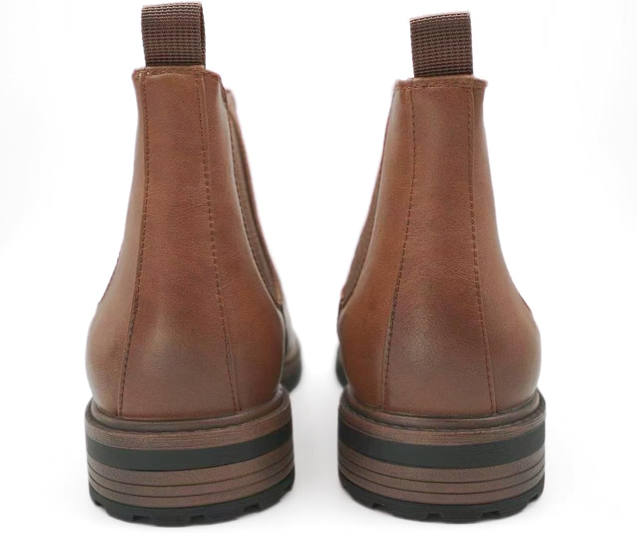 Finishing & Sewing Men's Chelsea Boots, Smart Casual Slip On Ankle Boots