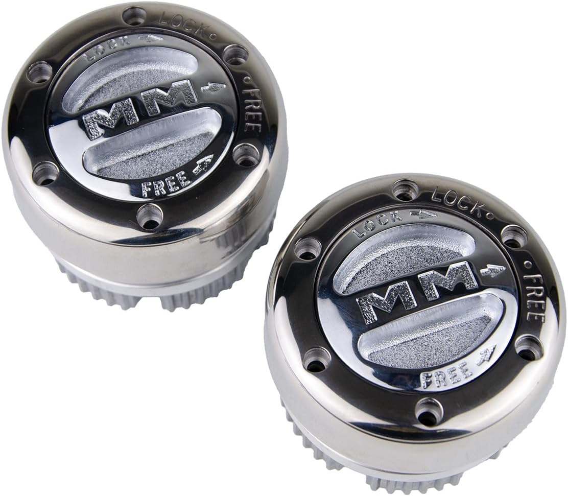 MILE MARKER 104 Pair of Premium Manual Locking Hubs fits 1982-1996 F150 & Bronco | Requires Conversion Kit | Replaces Original Equipment Manual and Automatic Hubs | Includes Hardware