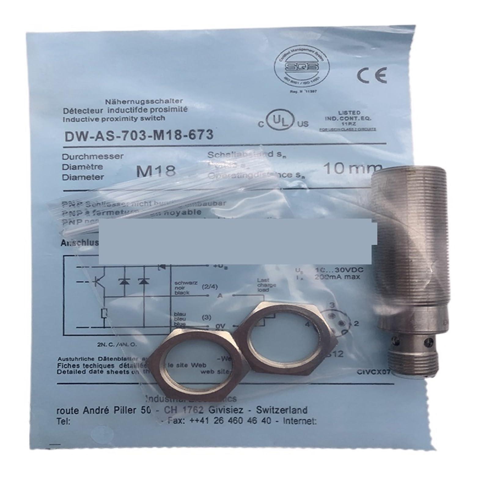 JJKKOZVQF Sensor DW-AS-701-M30-002 DW-AS-702-M30-002(DW-AS-701-M30-002)