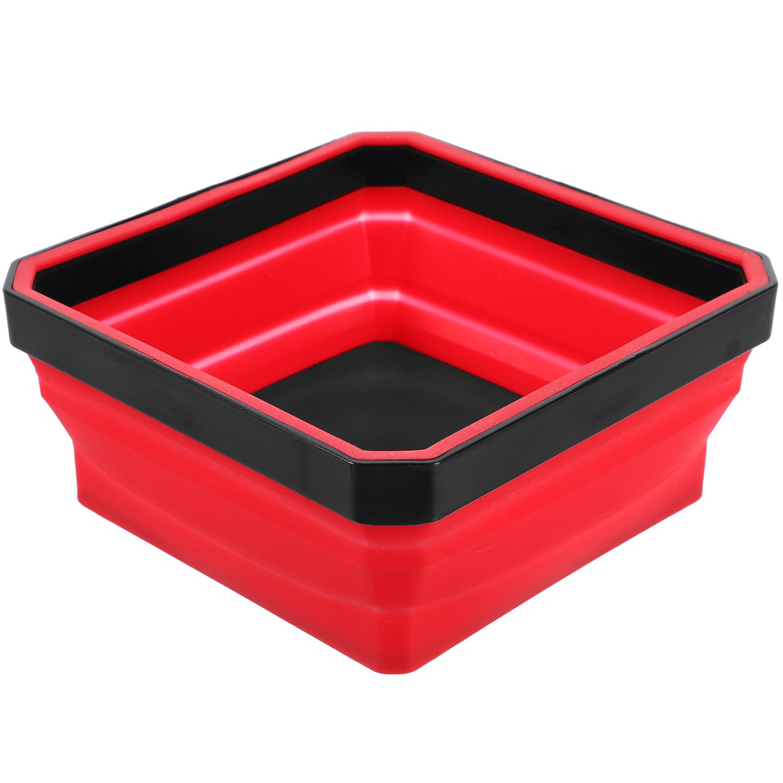 Bandeja magnética plegable para hardware: silicona resistente y alta capacidad de agarre.