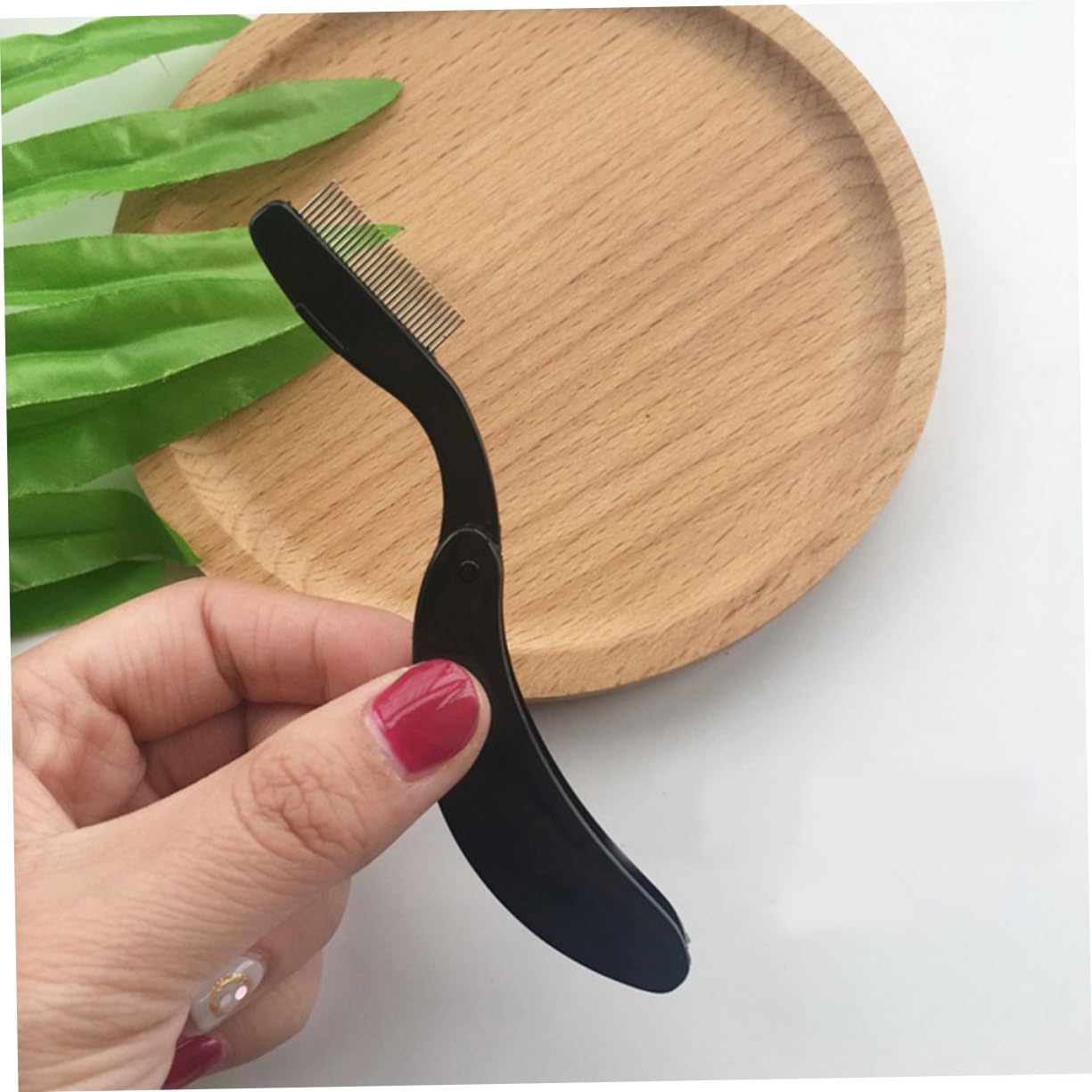 FRCOLOR 3 Sets Ergonomische Augenbrauen-pflegewerkzeuge Tragbare Wimpernzange Wimpernkamm Augenbrauenbürste Für Form 6 Stück * 3