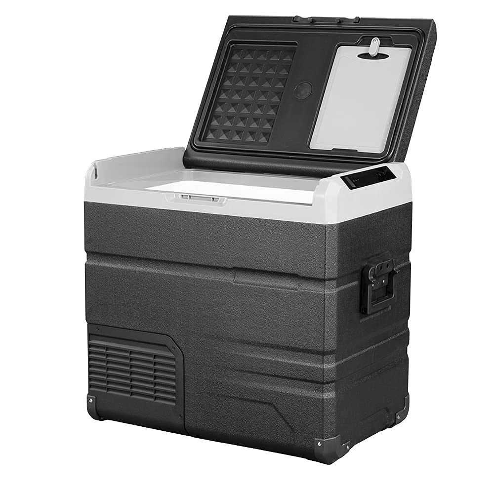 VzTrip 63Quart Portable Freezer Fast Cooling Car Refrigerator 12/24V Camping Fridge,Travel,Truck,Vehicle,Outdoor(-4?-68?)