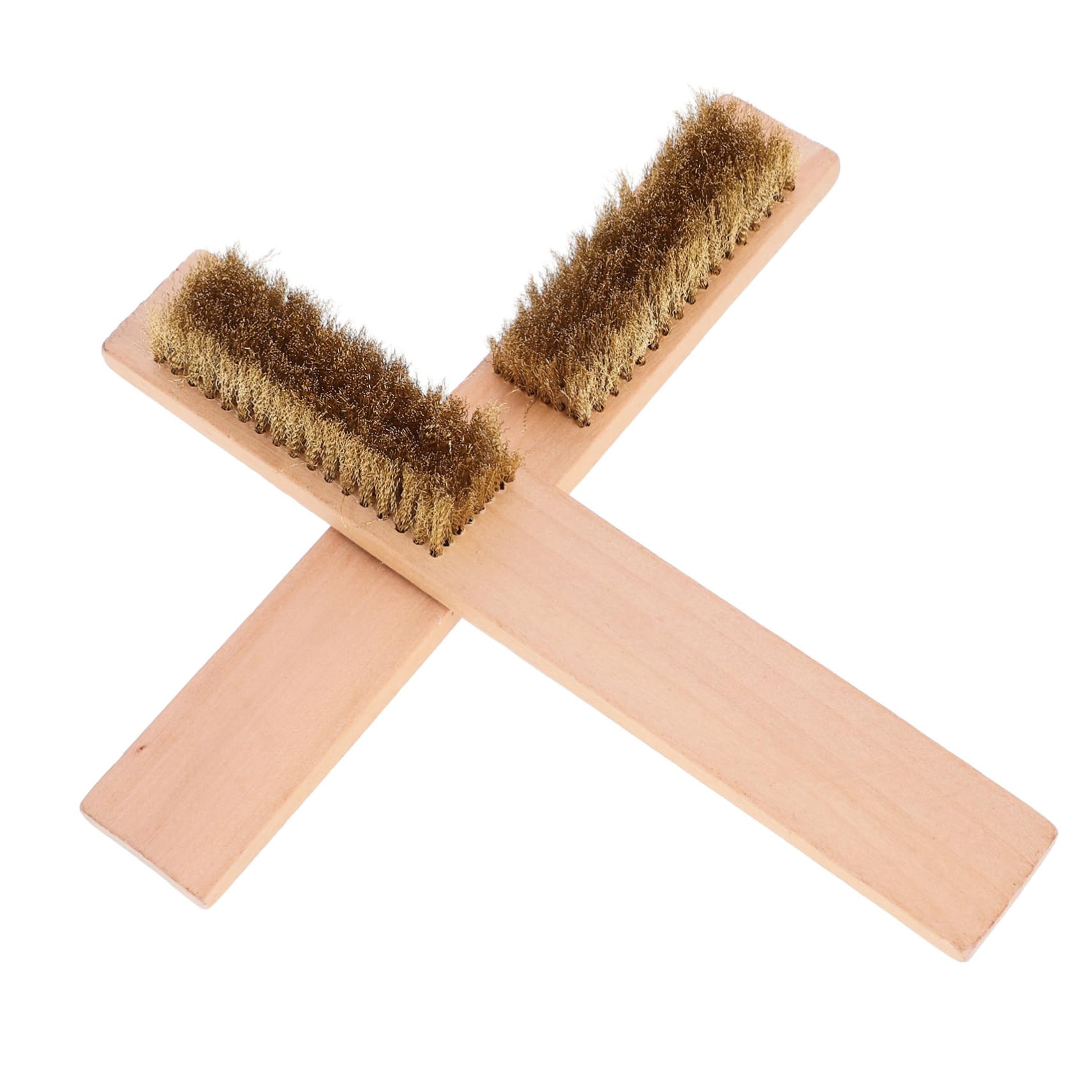 Toddmomy 2pcs Snowboard Wax Brush Wooden Handle Bristle Brush for Ski Board Cleaning and Maintenance Compact and Lightweight for