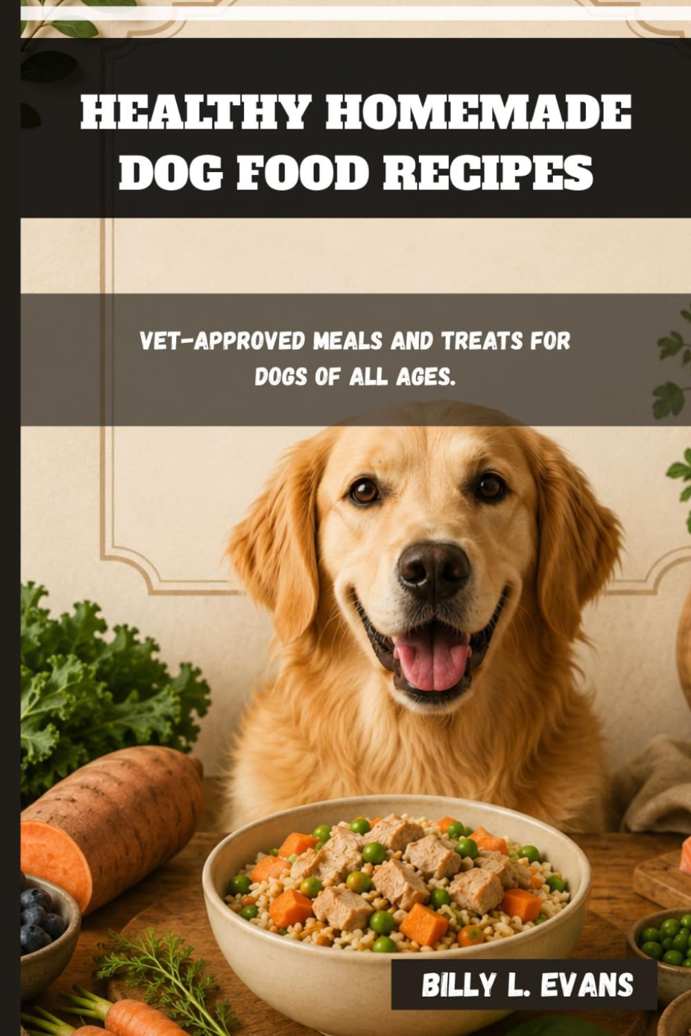HEALTHY HOMEMADE DOG FOOD RECIPES: Vet-Approved Meals and Treats for Dogs of All Ages