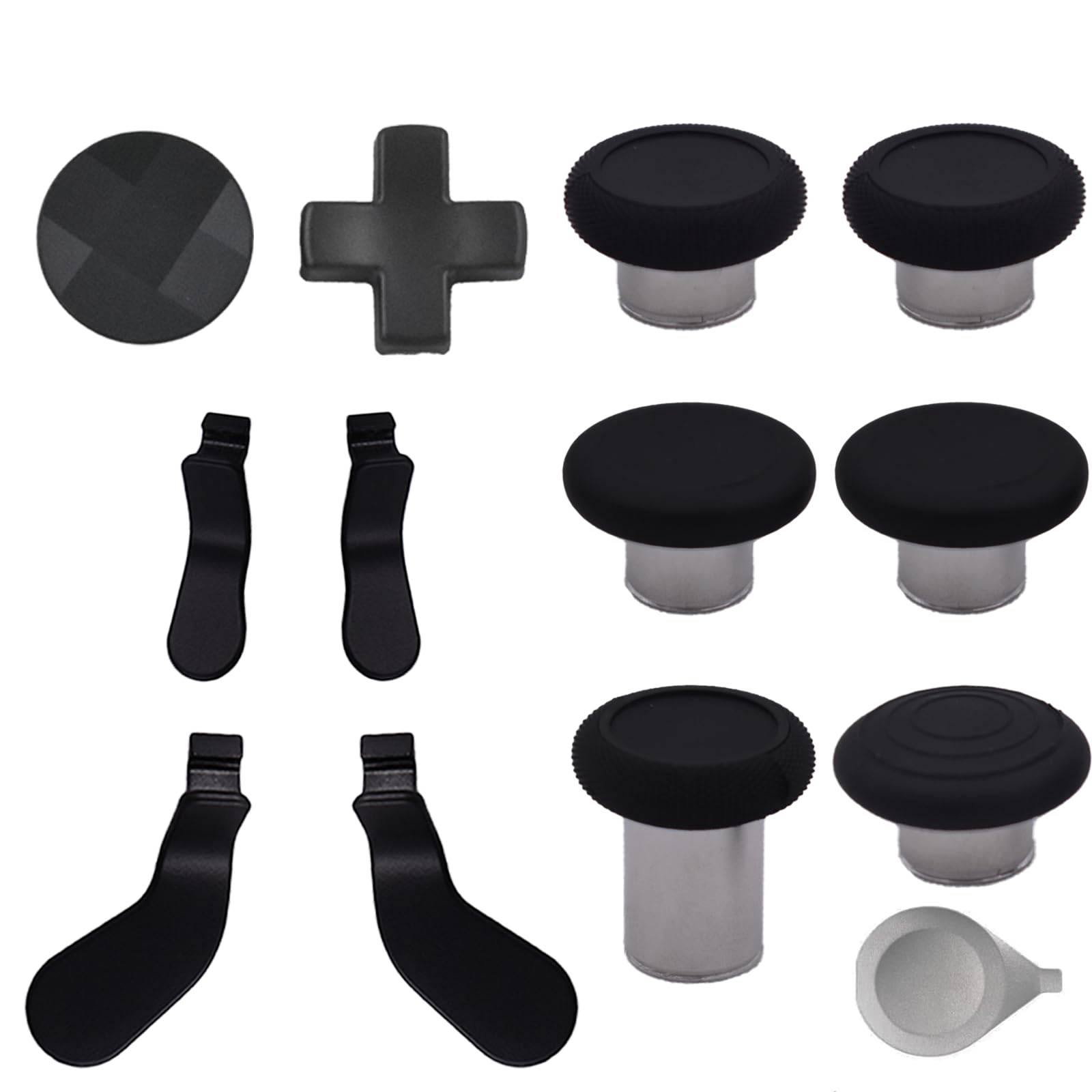 13Pcs Accessories for Xbox Elite Controller Series 2 Metal Thumbsticks Paddles Replacement for Xbox Elite Series 2 Joystick