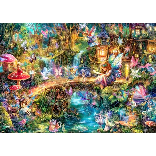 Puzzle Fantasía Bosque Mágico 3+ Anos miniatura 1