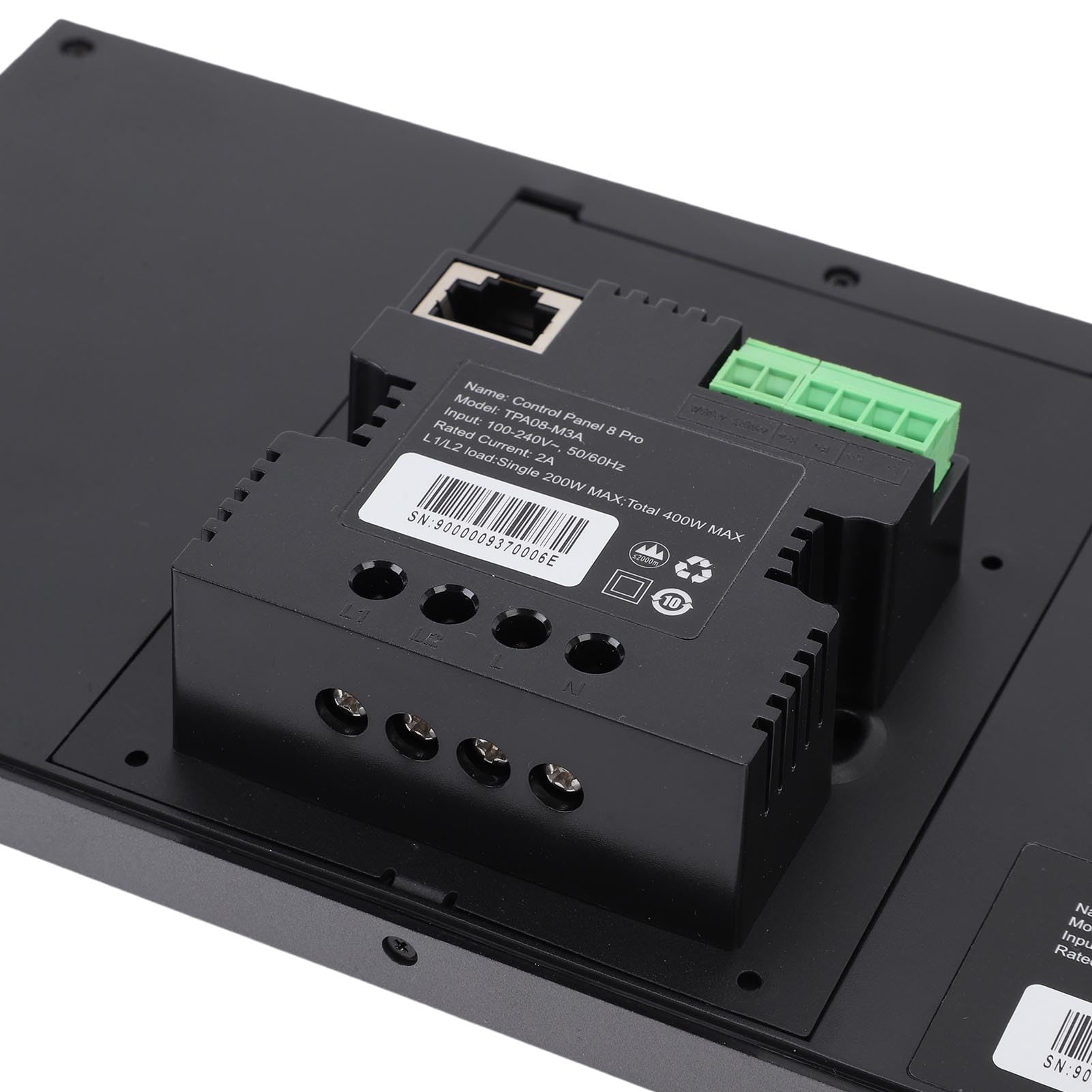 Generic Lettore di Controllo Vocale Touch Screen Smart Control Pannello Domotico Multifunzione da 8 Pollici per Case Intelligenti