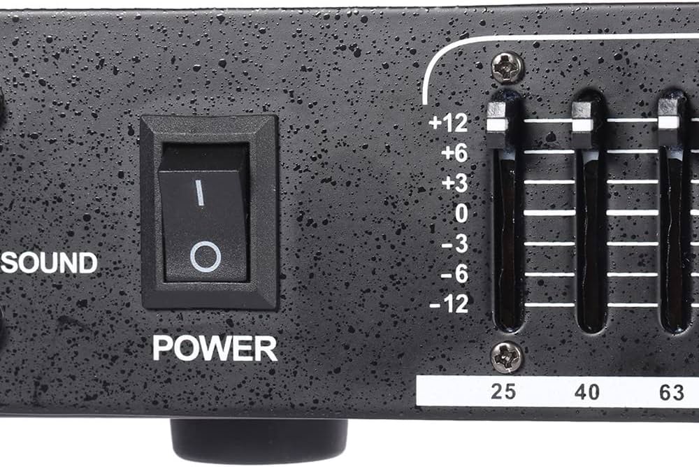 Amazon.co.jp: EQ-215デュアルチャンネル15バンドイコライザー1Uラック