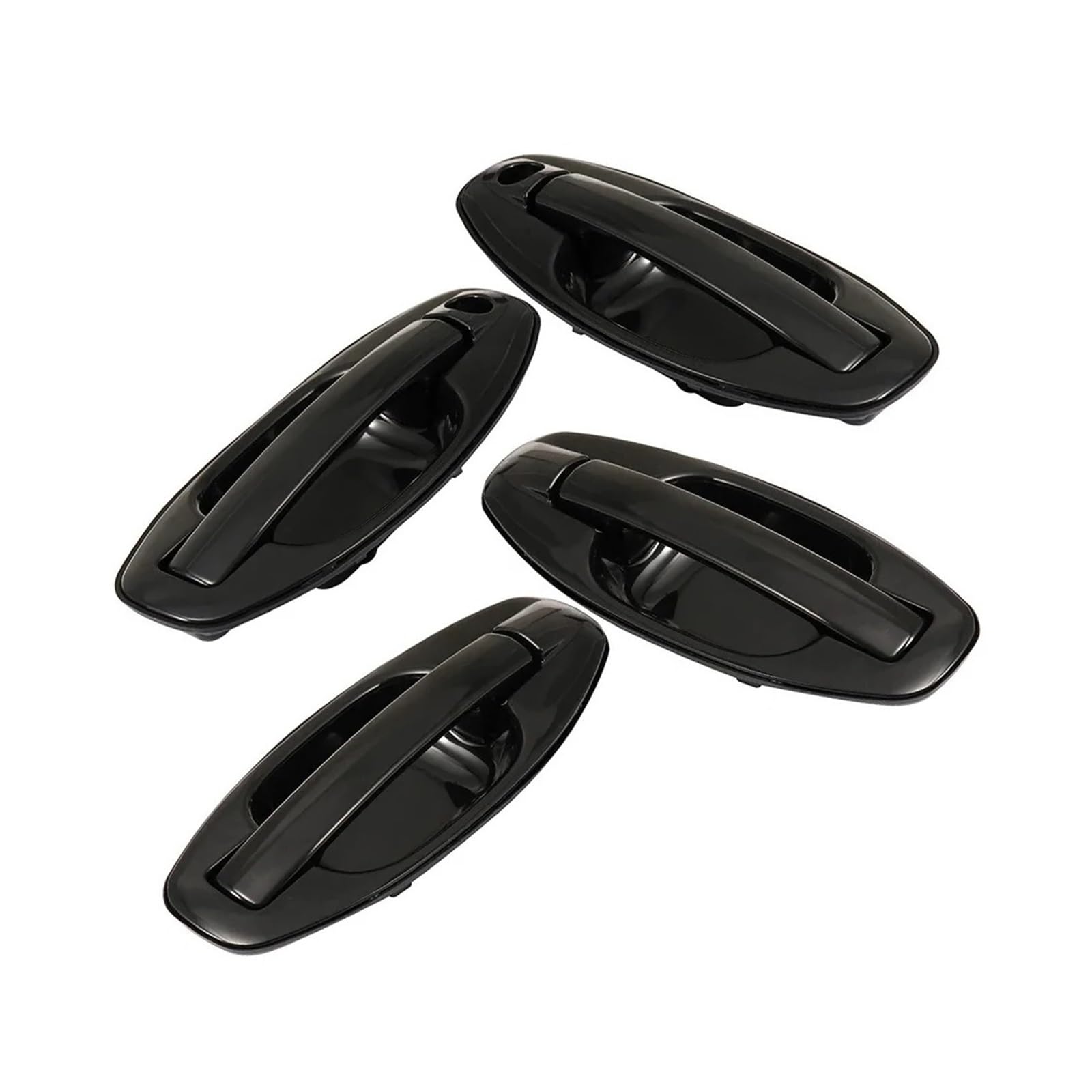 Sauanmnktp One Color Exterior Door Handle For Car For Hyundai For Santa Fe 2001 2002 2003 2004 2005 2006 8265026000 8266026000 4Pcs Exterior Door Handle