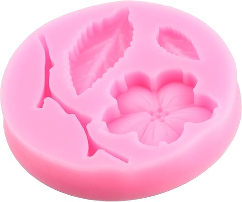 Miniatura 9 de RFGHAC Moldes de silicona para decoración de pasteles, decoración de cupcakes, pasta de caramelo de chocolate, pasta de goma de mascar, juego de 6