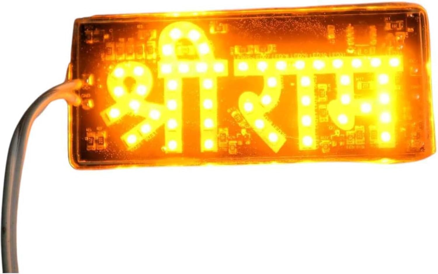 Shree Ram LED Bike Light | Stylish Decorative Lamp for Motorcycle & Scooty | Bright Amber Glow for Handlebar, Number Plate & Dashboard (12V Universal Fit)-image-44