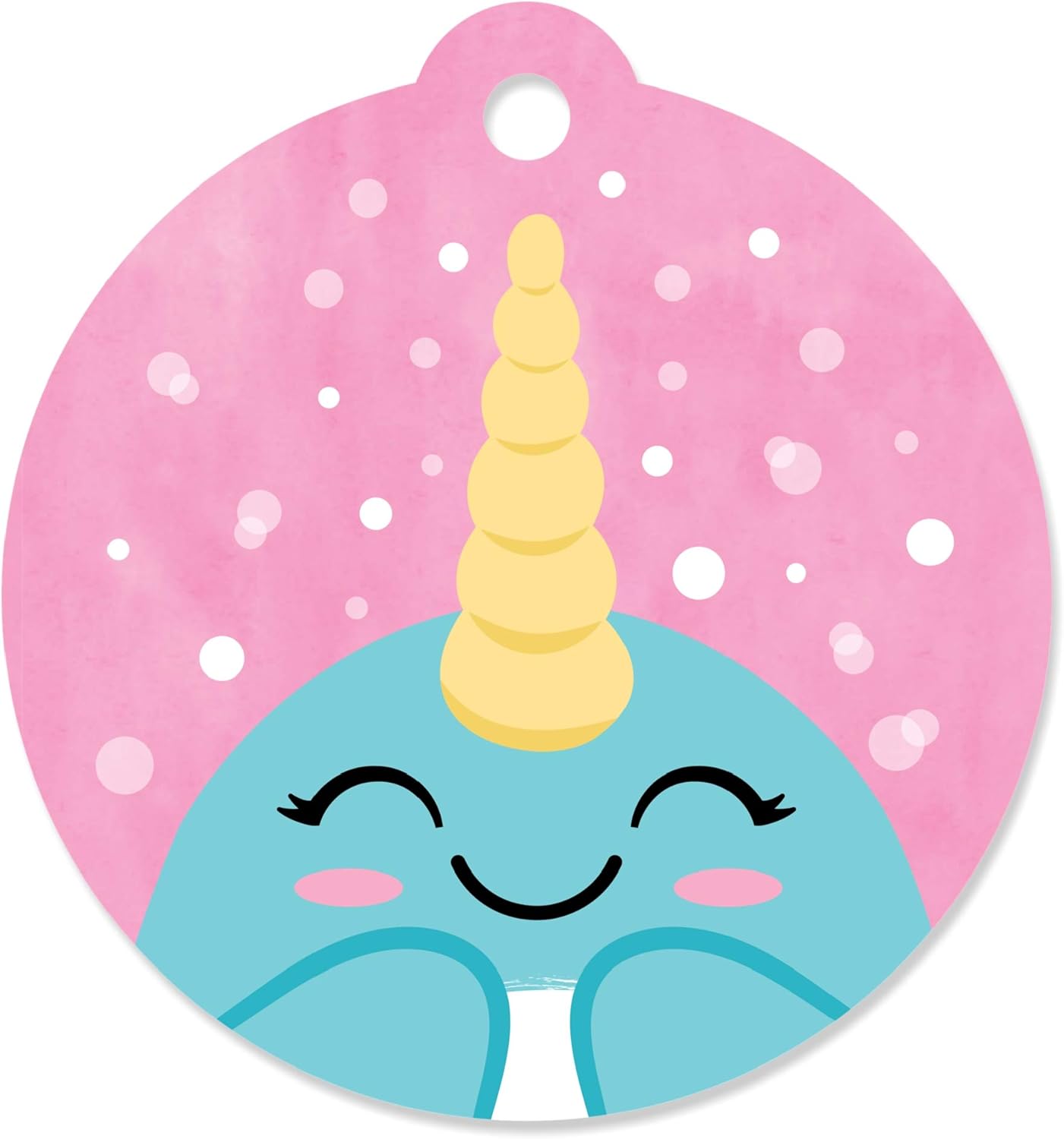 Amazon Com Narwhal Girl Under The Sea Baby Shower Or Birthday Party Favor Gift s Set Of Health Household