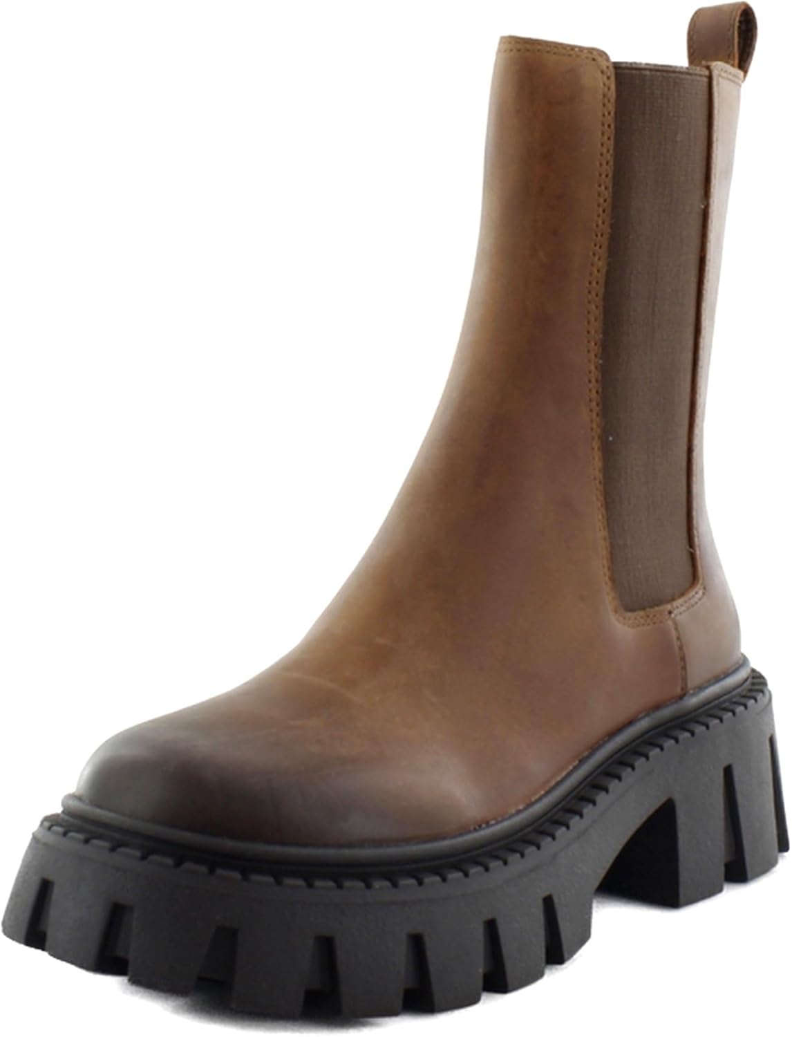 Steve Madden Charges Women's Boots Brown Distressed Size 5.5 M