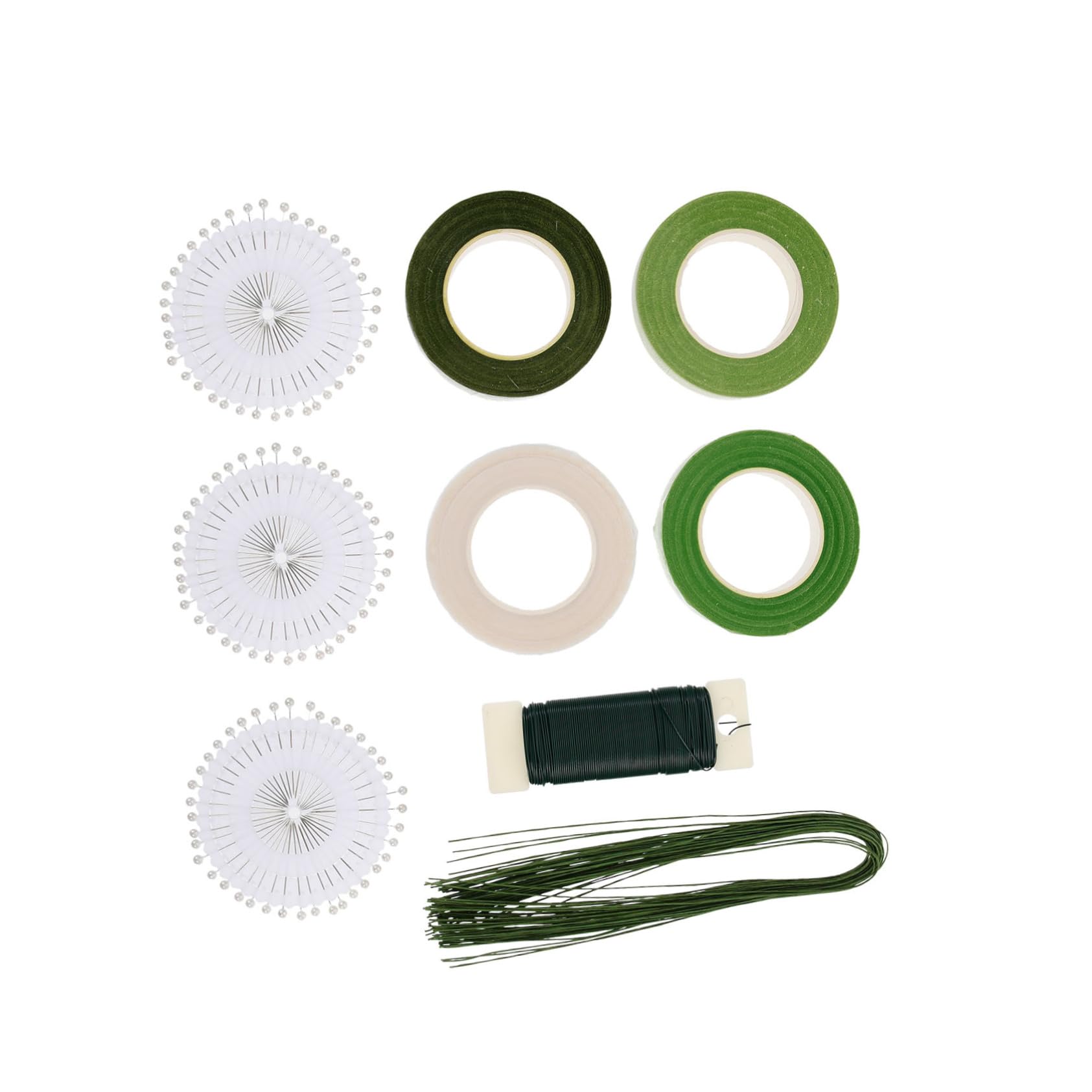 DIYEAH Floral Wire Tape Kit DIY Flower Arrangement Tools Floral Tool Set for Wedding Bouquets Home Decor